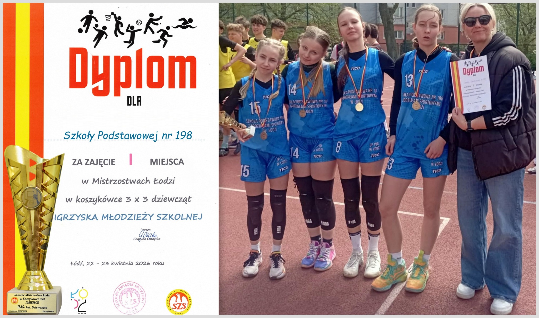 7b ZŁOTO IMS dla SP 198 
